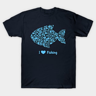 I Love Fishing T-Shirt